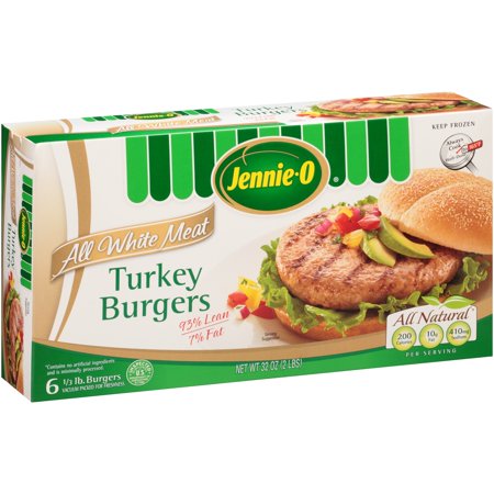 Jennie O All White Meat Turkey Burgers Allergy and Ingredient Information