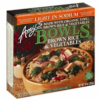 Amy's Bowls Low Sodium Brown Rice & Vegetables Bowl Product Image