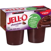 JELL-O Pudding Snacks Chocolate - 4 CT