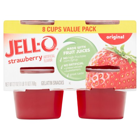Jell-O Strawberry Food Product Image