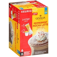 Gevalia Kaffe K-Cup Pods Espresso Coffee Peppermint Mocha Latte - 6 CT Product Image