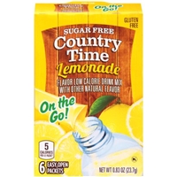 Country Time Lemonade Flavor Drink Mix Allergy and Ingredient Information