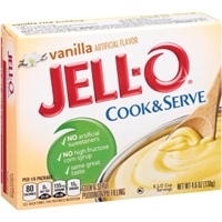 Jell-O Cook & Serve Pudding & Pie Filling Vanilla Food Product Image
