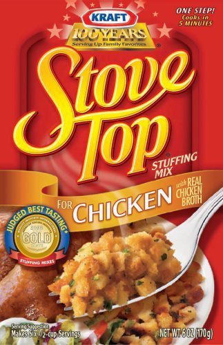 Kraft Stove Top Stuffing Mix Chicken Packaging Image