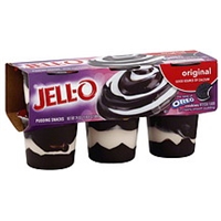 Jell-O Pudding Snacks Original, Oreo Cookies Food Product Image