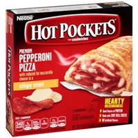 Hot Pockets Sandwiches Premium Pepperoni Pizza Crispy Crust - 2 CT Food Product Image