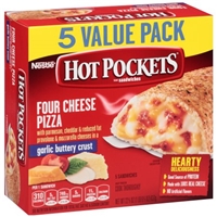 Hot Pockets Garlic Buttery Four Cheese Pizza Sandwiches Product Image