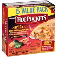 Hot Pockets Spicy Jalapeno Chicken Sandwiches 5CT Food Product Image