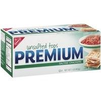 Nabisco Premium Unsalted Tops Saltine Crackers Product Image