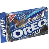 Oreo Chocolate Sandwich Cookies Baseball Food Product Image