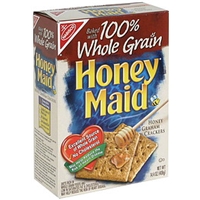 Honey Maid Honey Grahams Honey Graham Crackers, Baked With 100% Whole Grain Food Product Image