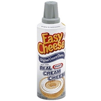 Easy Cheese Pasteurized Cheese Snack Original Cream Cheese Food Product Image