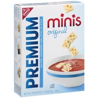 Nabisco Premium Minis Original Saltine Crackers Food Product Image