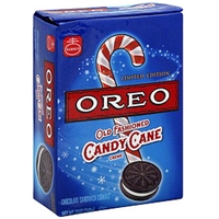 Oreo Cookies Chocolate Sandwich, Old Fashioned Candy Cane Creme Food Product Image