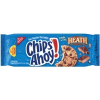 Nabisco Chips Ahoy! Heath Chocolate Chip Cookies Food Product Image