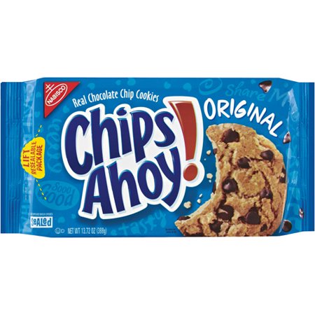 Nabisco Chips Ahoy! Original Chocolate Chip Cookies Food Product Image