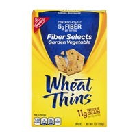 Nabisco Wheat Thins Fiber Selects Snack Crackers Garden Vegetable Product Image