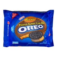 Nabisco Oreo Chocolate Sandwich Cookies Reese's Peanut Butter Cup Oreo Food Product Image