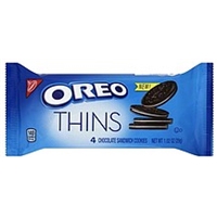 Oreo Cookies Sandwich, Chocolate, Thins Food Product Image