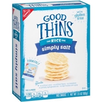 Nabisco Good Thins The Rice One Simply Salt Packaging Image