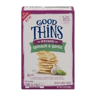 Nabisco Good Thins The Potato One Snacks Spinach & Garlic Product Image