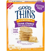 Good Thins Three Cheese Potato Chips - 3.5oz Product Image
