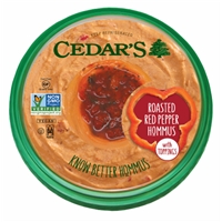 Cedar's Roasted Red Pepper Hommus Food Product Image