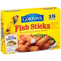Gorton's Fish Sticks Minced Fish Fillets - 18 CT Product Image