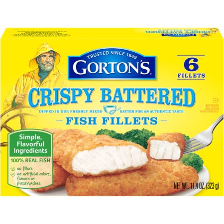 CRISPY BATTERED FISH FILLETS Food Product Image