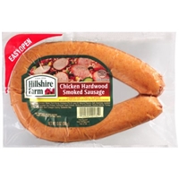 Hillshire Farm Lower Fat Chicken Hardwood Smoked Sausage Food Product Image