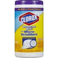 Clorox Disinfecting Wipes with Micro-Scrubbers Lemon Fresh - 70 CT Food Product Image