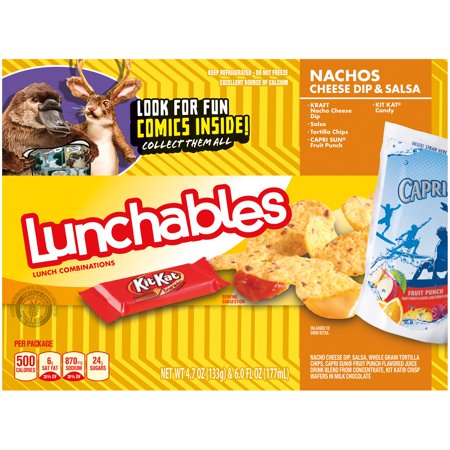 Lunchables Uploaded Nachos Grande Cheese Dip & Salsa Lunch Combination ...