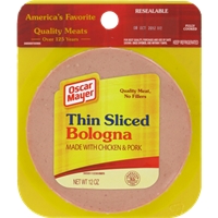 Oscar Mayer Thin Sliced Bologna Allergy and Ingredient Information