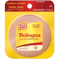 Oscar Mayer Bologna Chicken & Pork Allergy and Ingredient Information