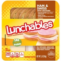 Oscar Mayer Lunchables Ham Swiss with Crackers Lunch Combinations Product Image