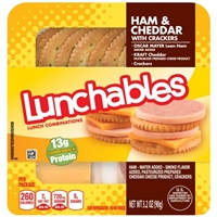 Oscar Mayer Lunchables Ham+Cheddar with Crackers Lunch Combinations Product Image