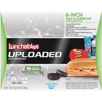 Lunchables Uploaded 6-Inch Ham & American Sub Sandwich Lunch Combination