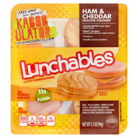 Lunchables Lunch Combinations Ham & Cheddar Product Image