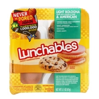 Lunchables Light Bologna & American