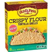 CRISPY FLOUR TORTILLA SHELLS Food Product Image
