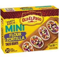 Old El Paso Taco Boats Mini Flour Tortillas 20 ct Pack Product Image