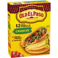 Old El Paso Taco Shells Crunchy - 12 CT Packaging Image