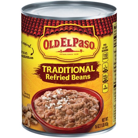 Old El Paso Traditional Refried Beans Food Product Image