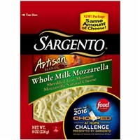 Sargento Artisan Blends Whole Milk Mozzarella Food Product Image