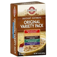 Raleys Oatmeal Instant Oatmeal, Original Variety Pack Food Product Image