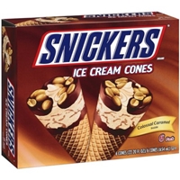 Snickers Ice Cream Cones - 6 CT Food Product Image