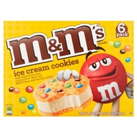 M&M's Chocolate Ice Cream Fun Cups With Chocolate Swirl 10pk