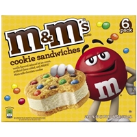 M&M's Chocolate Ice Cream Fun Cups With Chocolate Swirl 10pk