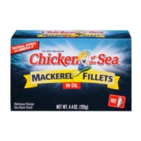 Chicken Of The Sea Mackerel Fillets In Oil Product Image