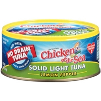 Chicken of the Sea Solid Light Lemon Pepper Tuna, 4 oz Product Image